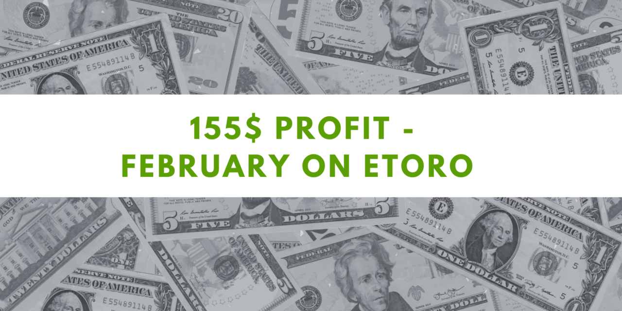 eToro one Million challenge – 155$ profit on February 2021