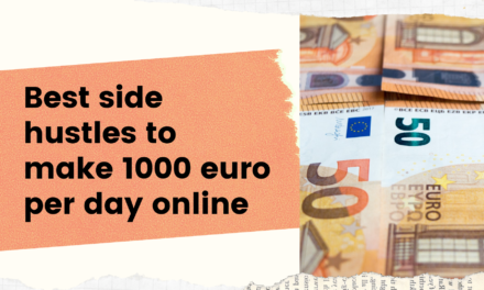 Los mejores ajetreos laterales para ganar 1000 euros por día en línea