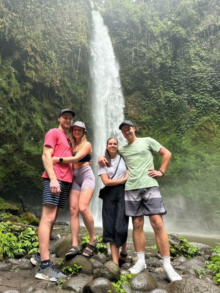 Team at NungNung waterfall